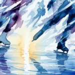 Eislaufen Freising: Dein Guide für die Eishalle 2025 Eine Gruppe von Freunden hat Spaß beim Eislaufen Freising in der modernen Weihenstephan Arena.