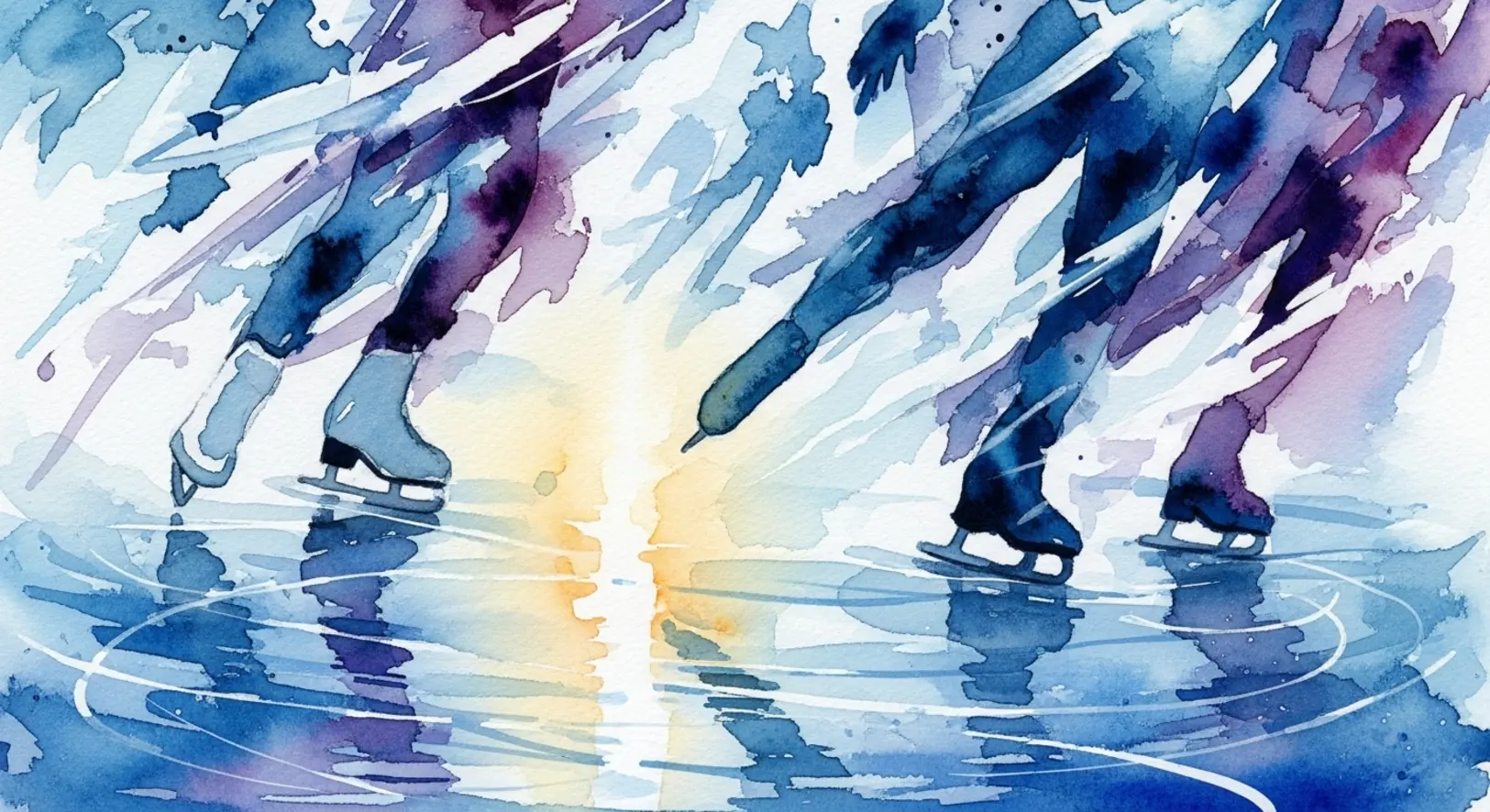 Eine Gruppe von Freunden hat Spaß beim Eislaufen Freising in der modernen Weihenstephan Arena.