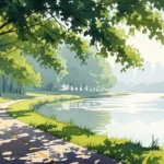 Malerische Laufstrecken Freising entlang der Isar im Grünen