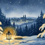 Raunächte Freising: Dein Guide für die magische Zeit Raunächte Freising winterliche Szene mit Laterne und Räucherwerk