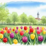 Frühling in Freising: Die schönsten Tipps & Orte zum Aufblühen Frühling in Freising mit blühenden Tulpen und grüner Natur