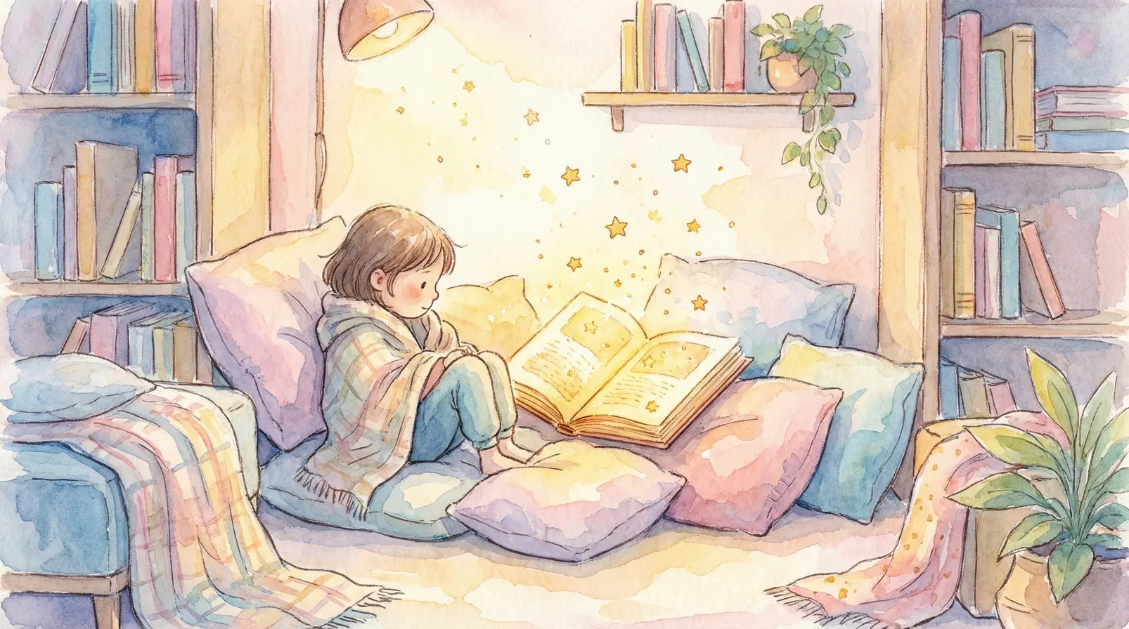 Eine fantasievolle Illustration passend zum Thema Kindergeschichten Freising